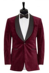 smoching visiniu de catifeal