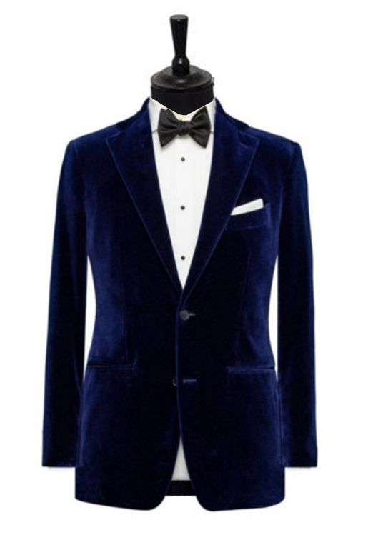 Costum albastru catifea - Gentlemens tailoring