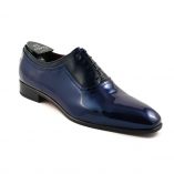 Pantofi CR1749-BIS-615-VERNICE-PERLATA-BLUETTE-SPAZZOLATO-BLU